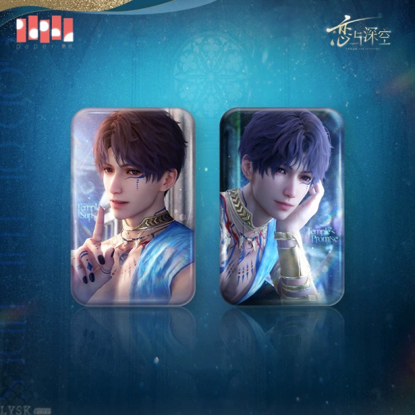 Rafayel: God of the Tides Series Square Tin Badge