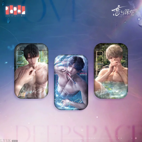 Rippling Heart Series: Tin Badge