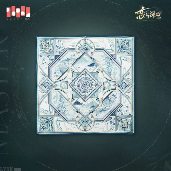 Zayne: Master of Fate Series Impression Silk Scarf