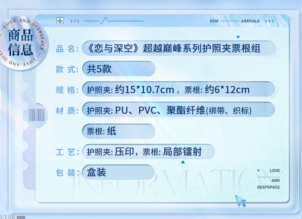 Beyond the Peak Series: Passport Holder & Ticket Stub Set