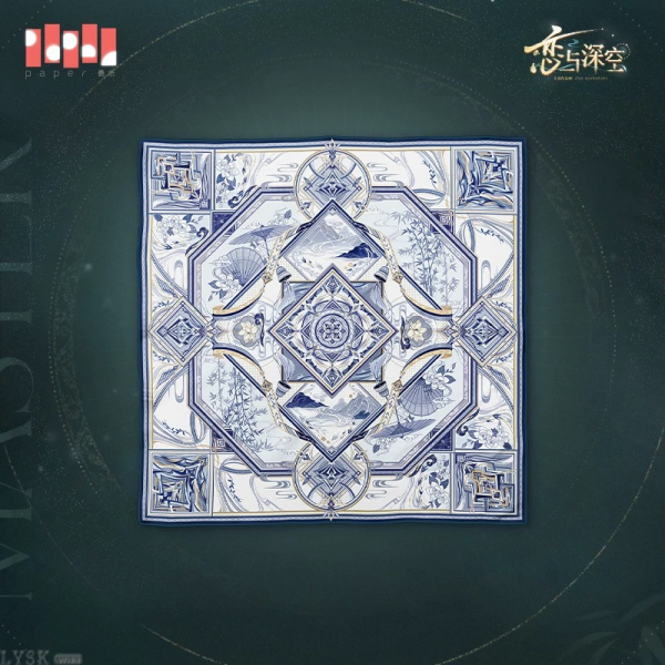 Zayne: Master of Fate Series Impression Silk Scarf