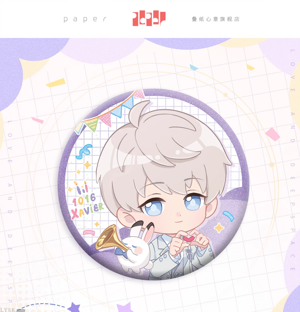 Xavier: 2024 Birthday Chibi Tin Badge