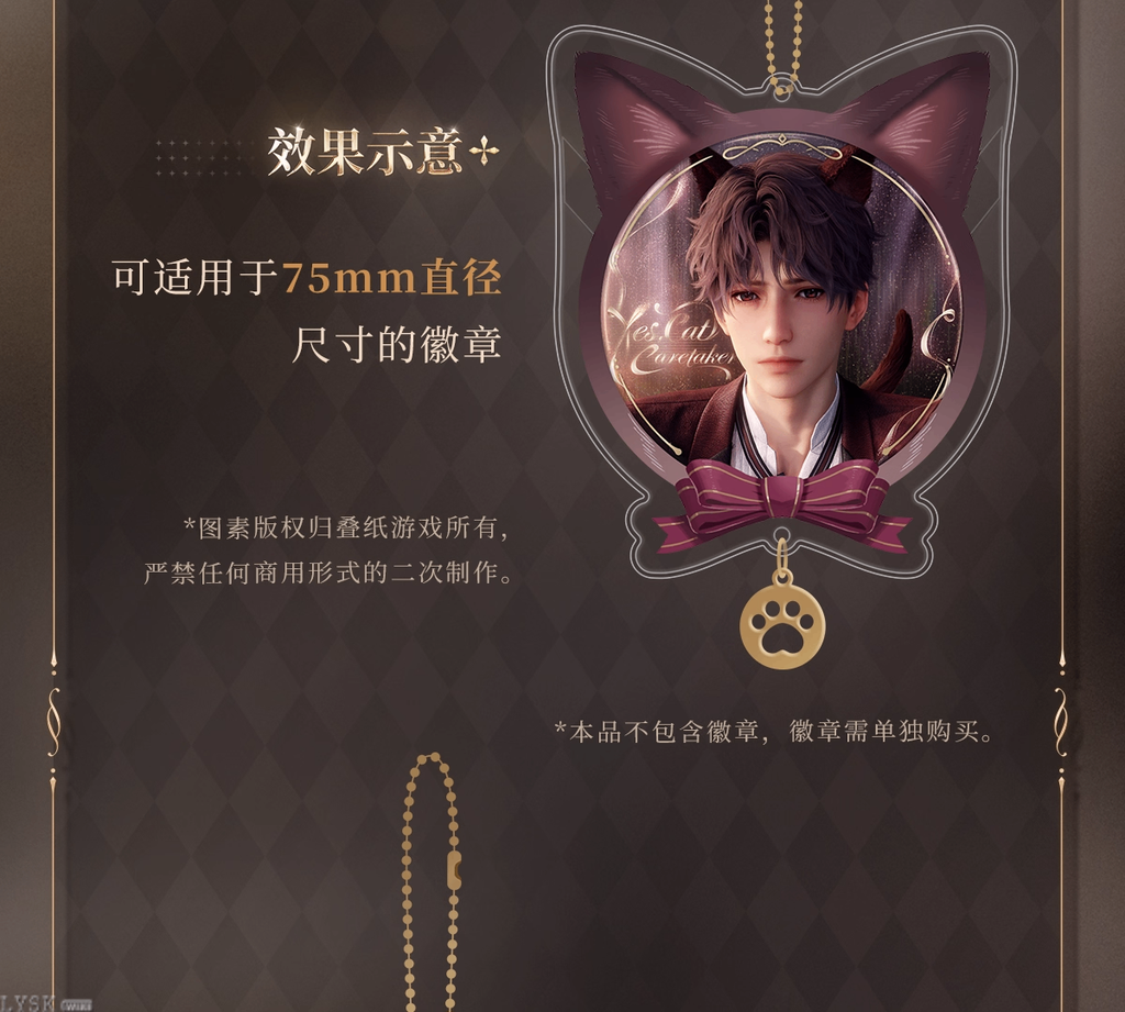 Yes Master Series: Badge Protector Charm