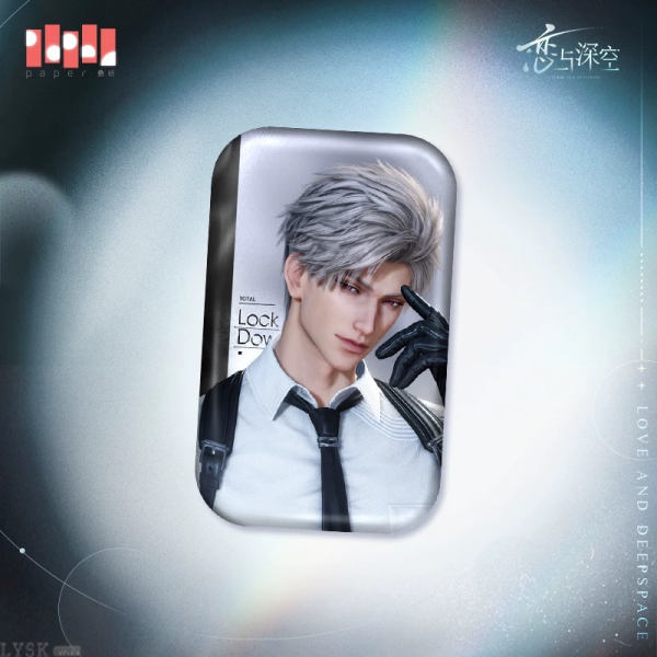 Heart Shadow Moments Series: Square Tin Badge