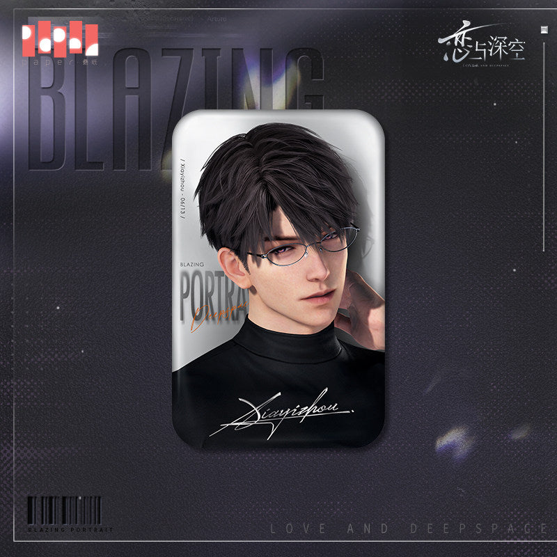*Preorder*Blazing Silhouette Series: Square Tin Badge