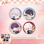 Heartfelt Whispers Series: Chibi Tin Badge