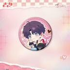 Heartfelt Whispers Series: Chibi Tin Badge