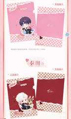 Heartfelt Whispers Series: Chibi Clear File Folder