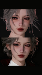 Love and Deepspace MC Face ID | "The Crimson" Dark Feminine Preset | Sharp Siren Eyes & Baddie Vibe | Perfect for Sylus | Instant QR Code